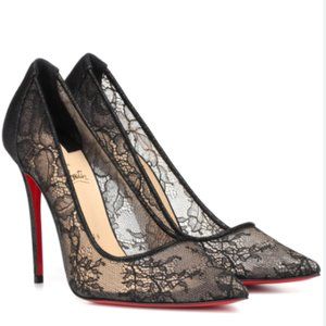 Christian Louboutin Lace Follies Pumps